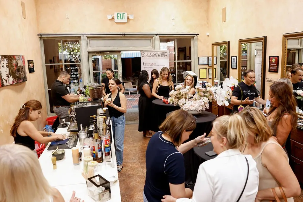 A RejuvAnet community event inside the Glendale studio